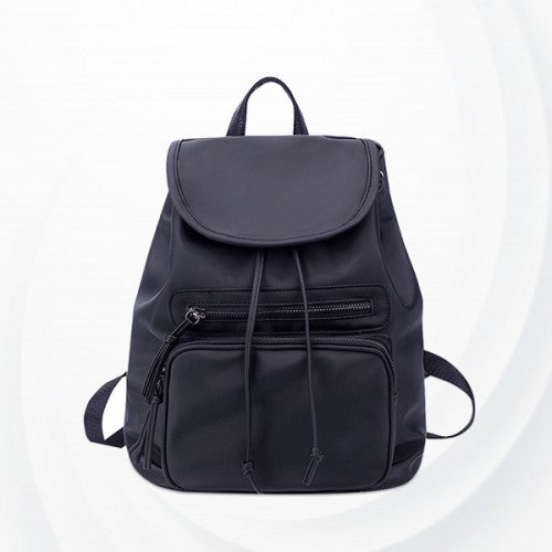 Casual Fashion Travel Backpack Ladies Shoulder Bags - Black